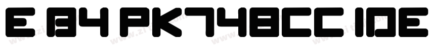 E B4 PK748cc Identit字体转换